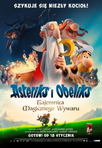 Plakat filmu Asteriks i Obeliks. Tajemnica magicznego wywaru